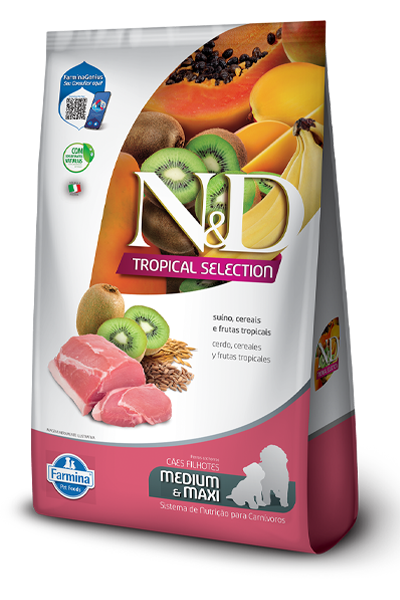 N&D Cachorro TROPICAL MEDIUM/MAXI CERDO